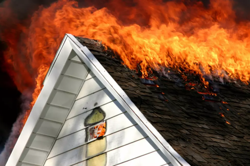 Roof on fire